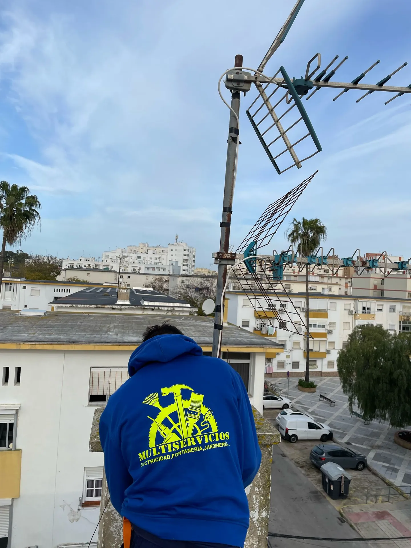 Antena en cubierta